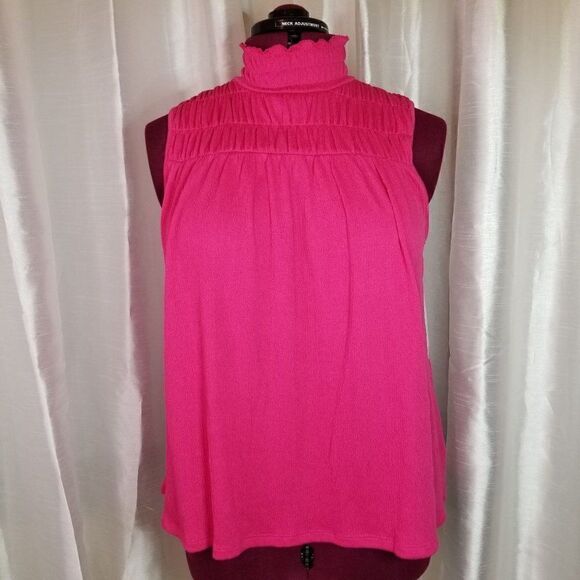 Calligraphie Pink Sleeveless Top (Size M) - Picture 1 of 6